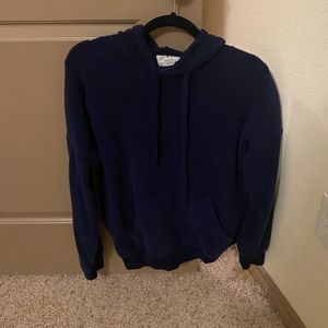 Soft Serve Clothing Cotton Hoodies Pullover Ink Blue Size Medium